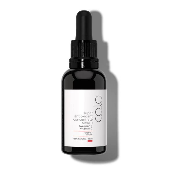 SUPER ANTIOXIDANT Concentrate SERUM Hialuronnal és  C Vitaminnal